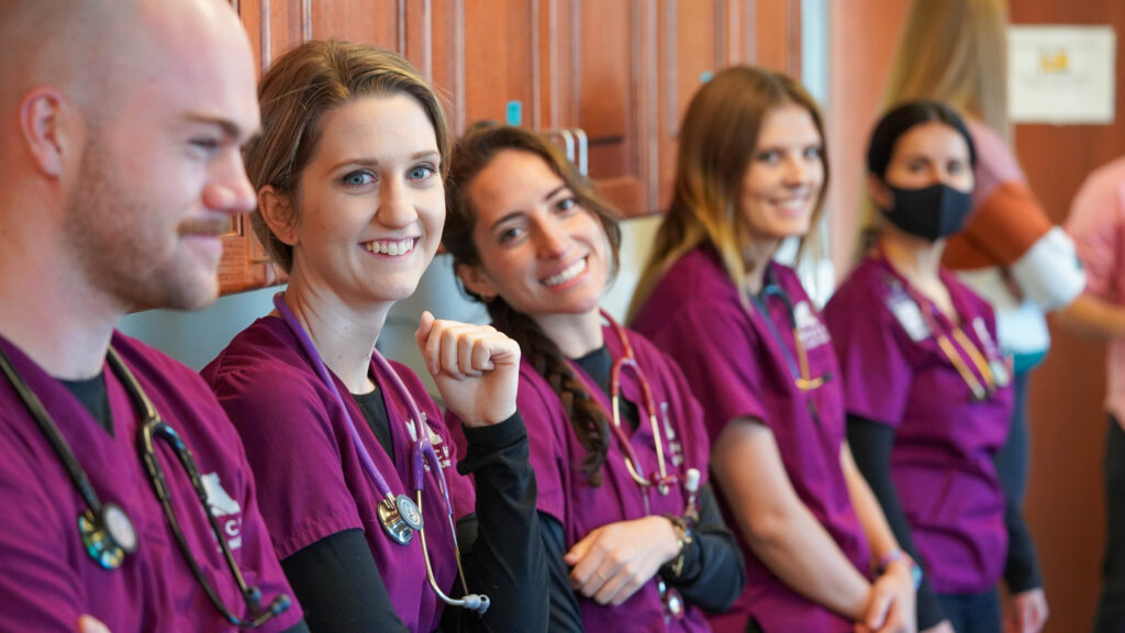 Practical Nursing students smiling